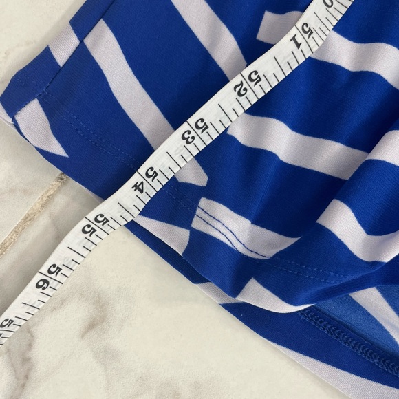 Chicos size 2 (large) royal blue and white maxi dress. chevron long. 12 - Picture 3 of 10